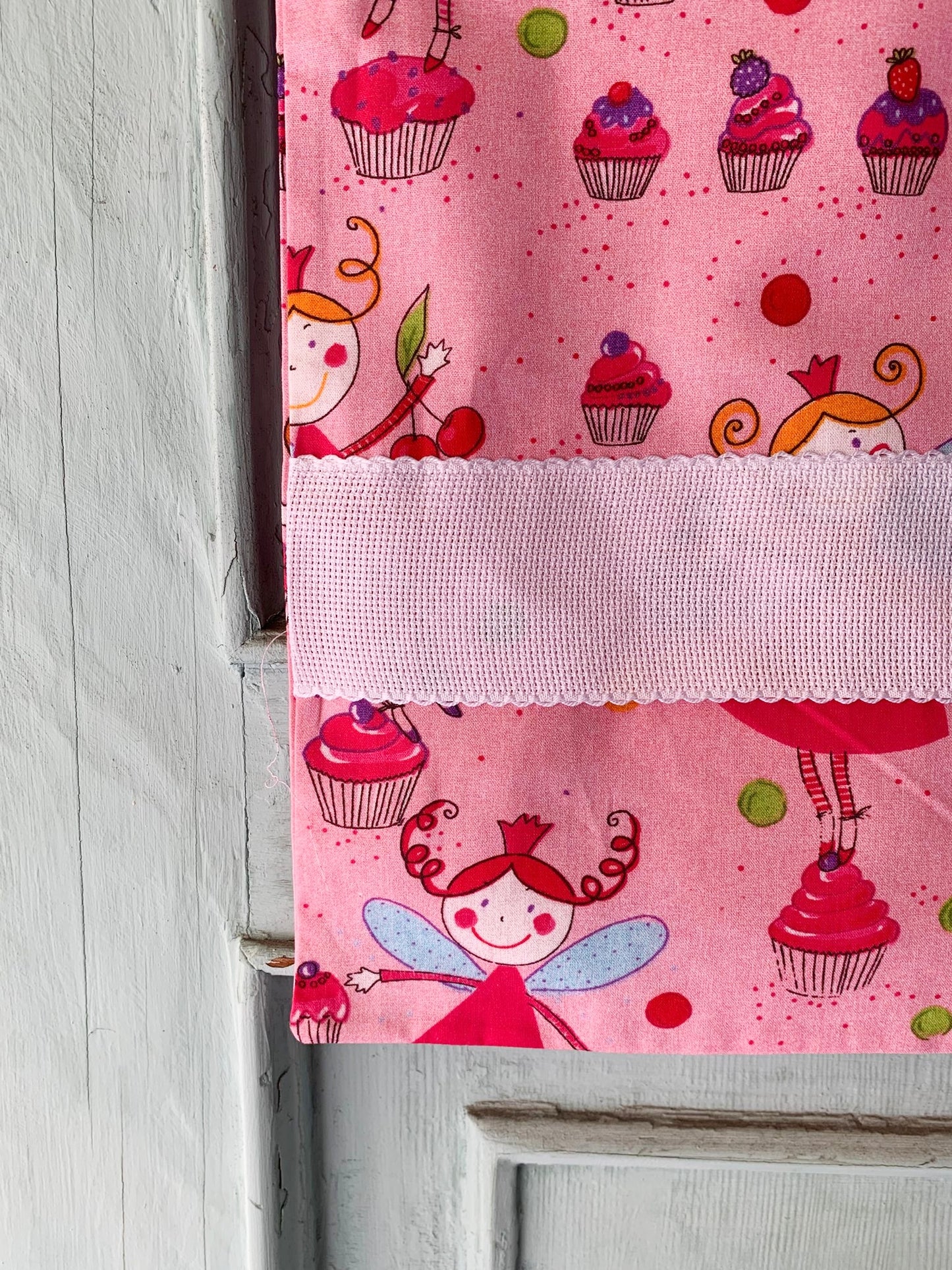 Sacchetta Cupcakes con Ricamo A Macchina Personalizzato