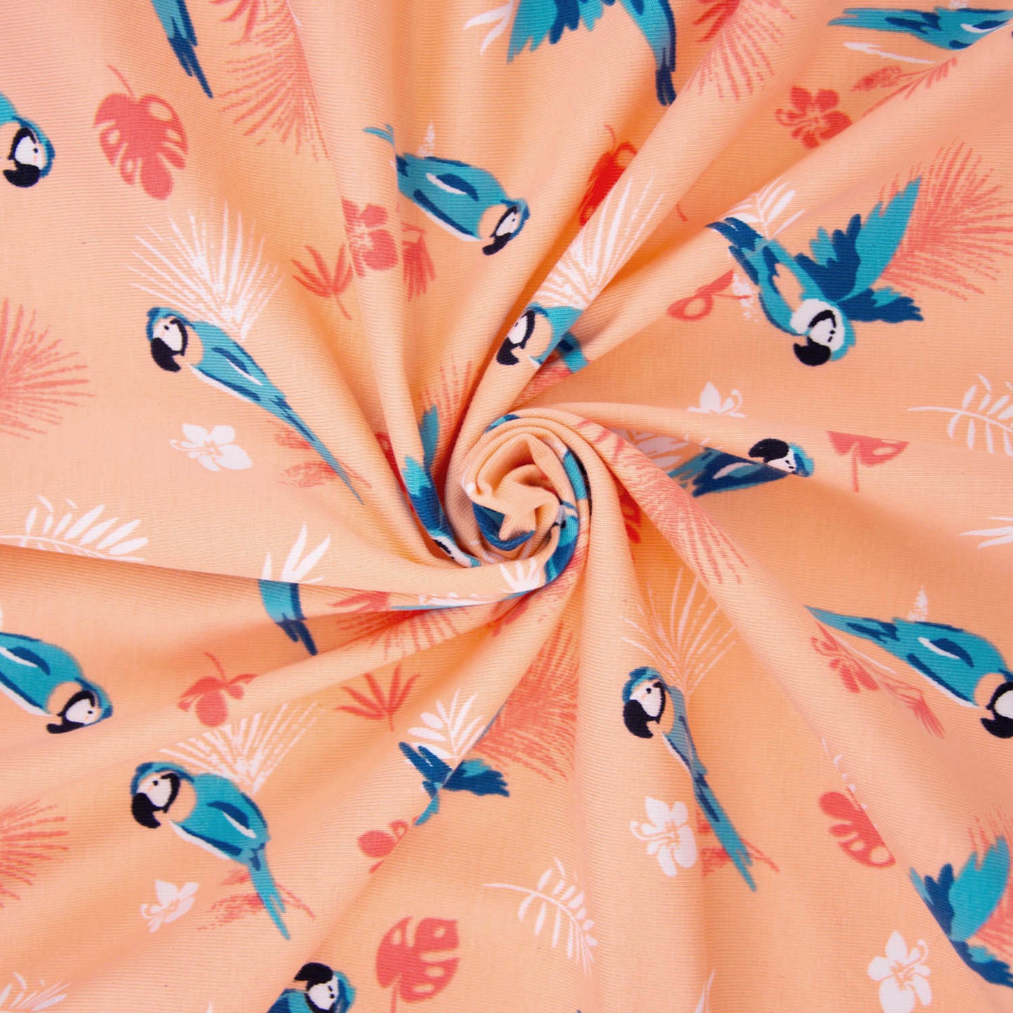 Promo Scampolo Jersey Surf Parrots 200 x 150 cm