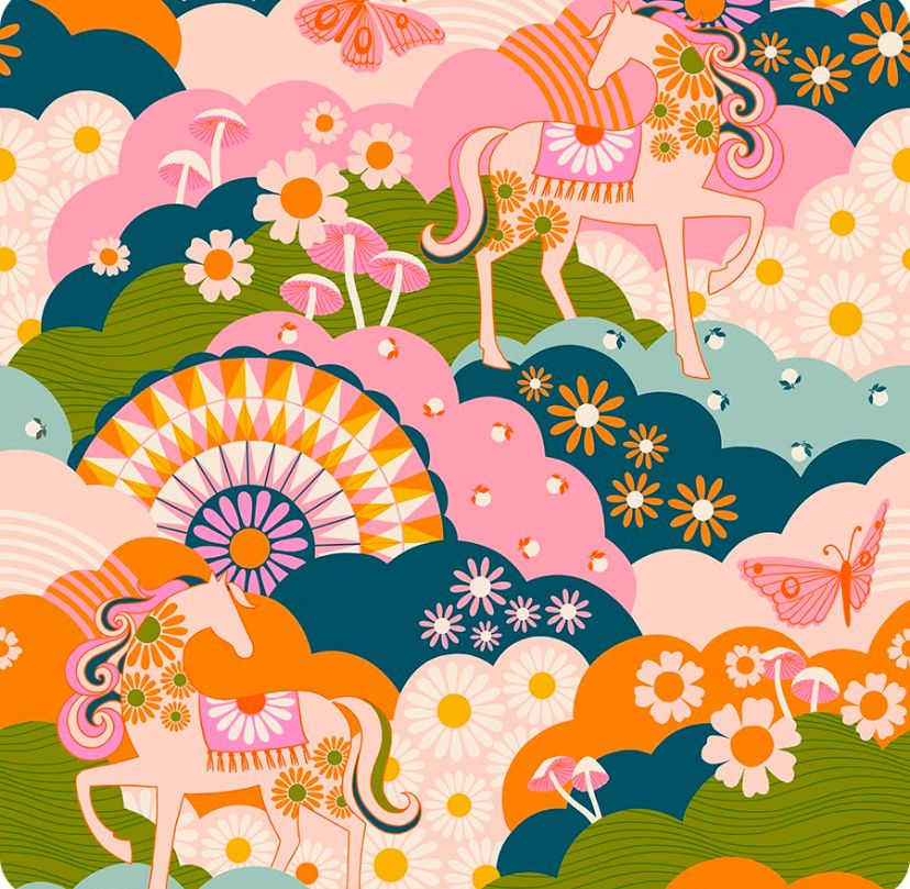 Cotone Americano Carousel Light Galaxy Daydreamer Landscape