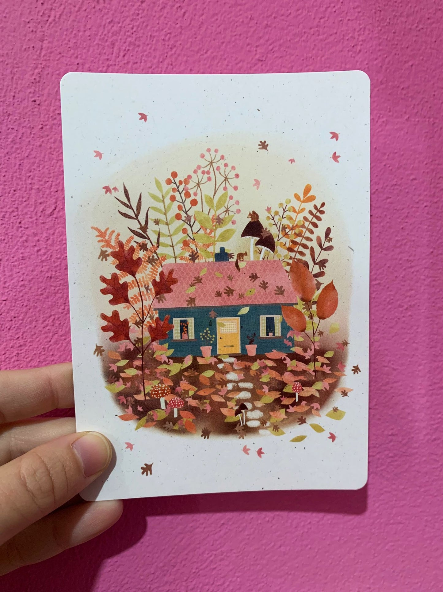 Cartolina Cottage Autunnale