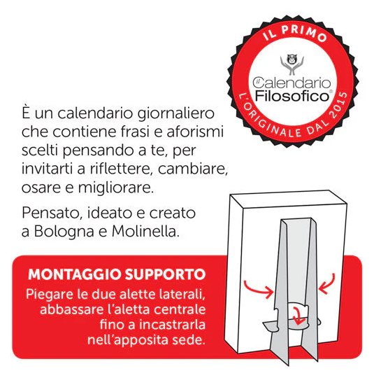 Il Calendario Filosofico 2026 - Formato A6 con supporto in cartone
