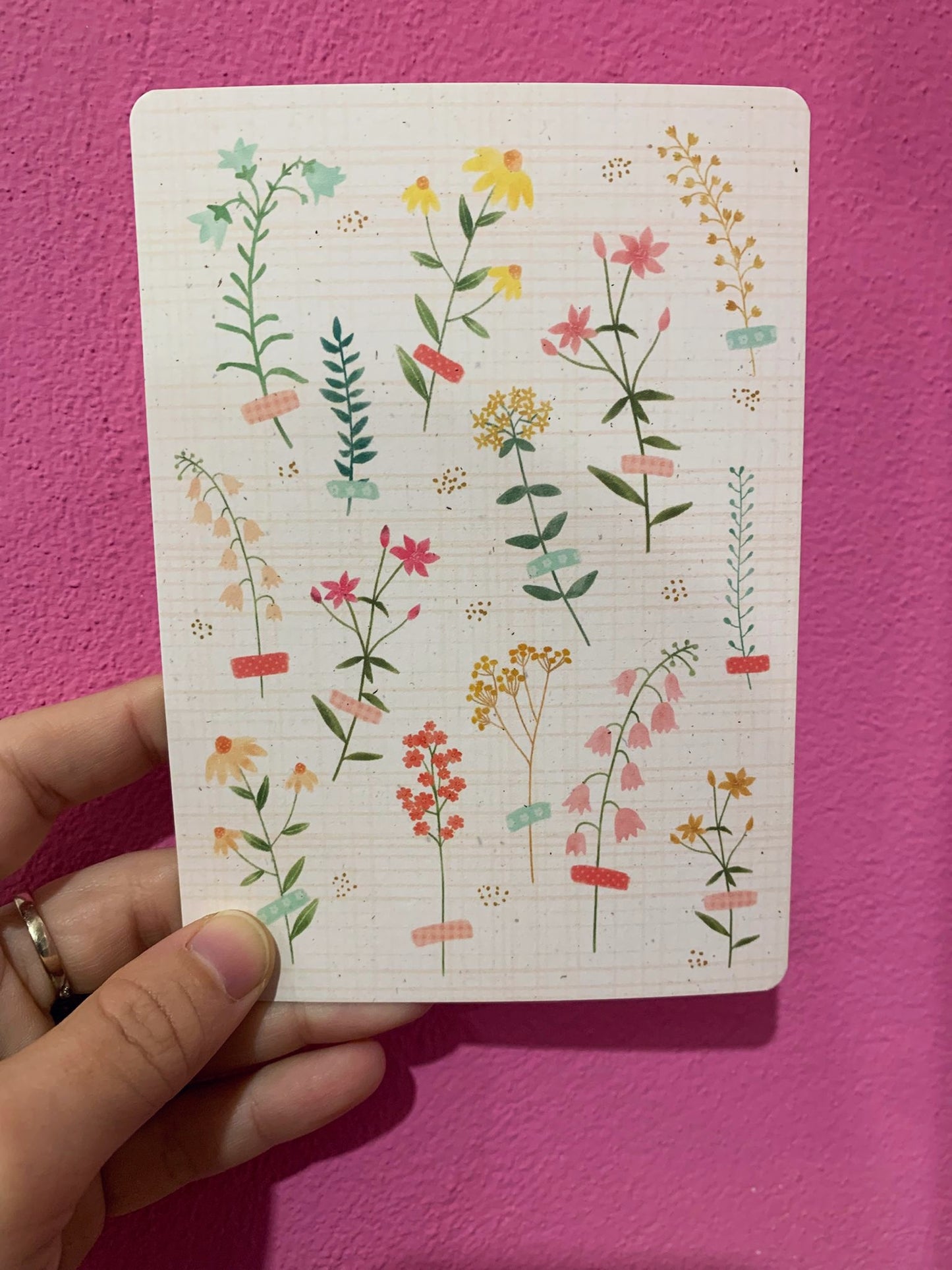 Cartolina Bacheca Floreale