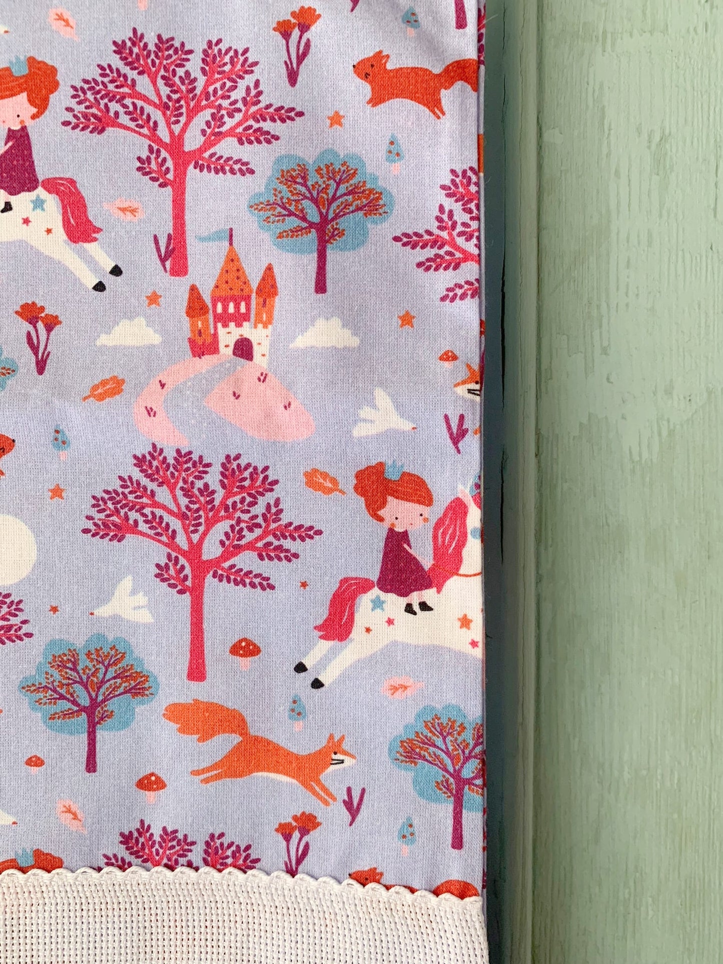 Sacchetta Unicorni Magici con Ricamo a Macchina Personalizzato