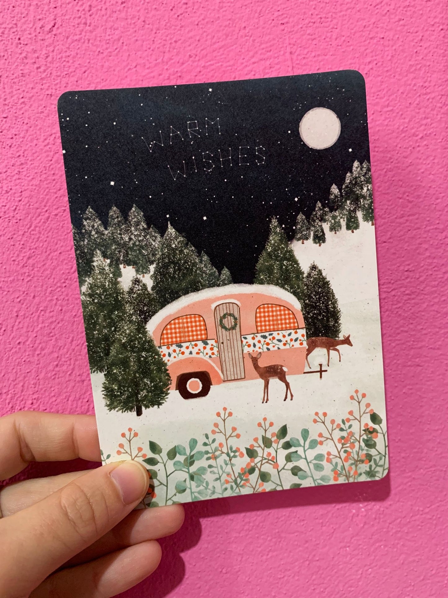 Cartolina Roulotte Warm Wishes