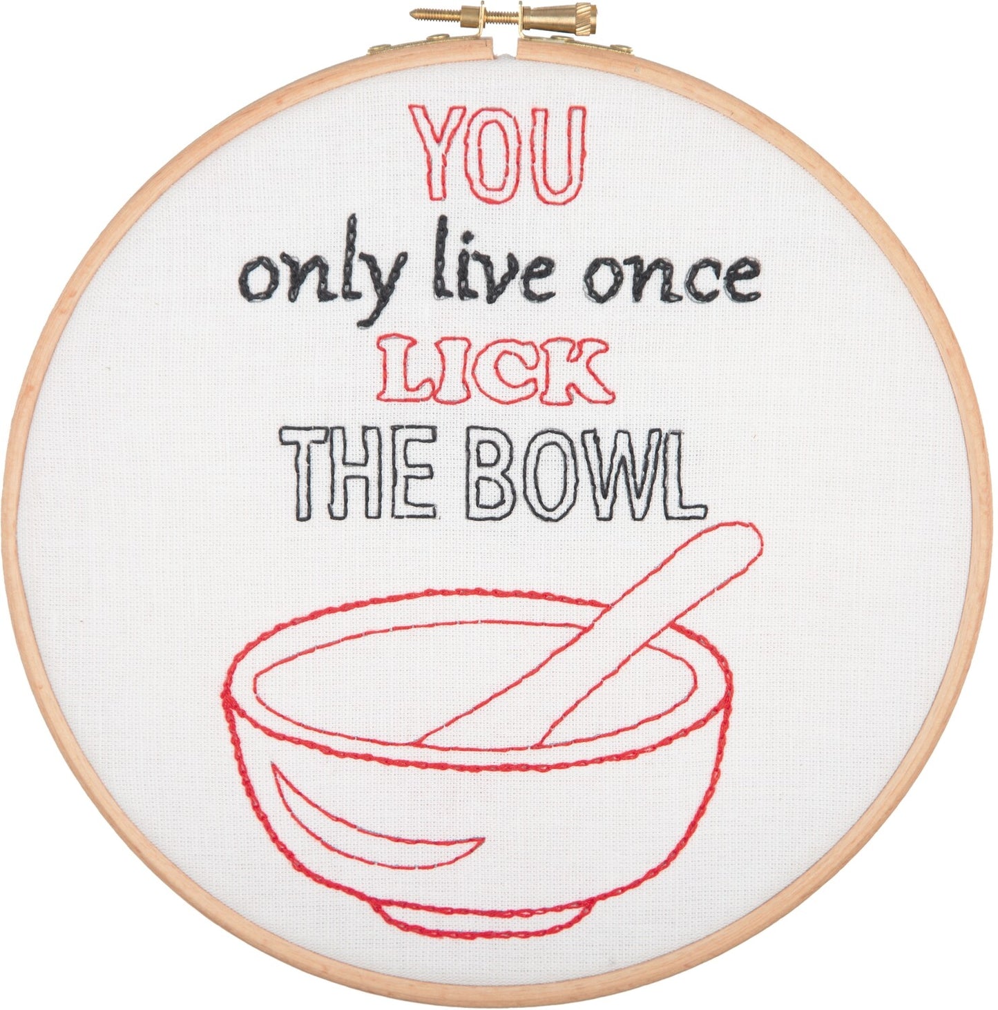 The Kitchen Collection - Kit Ricamo Lick The Bowl