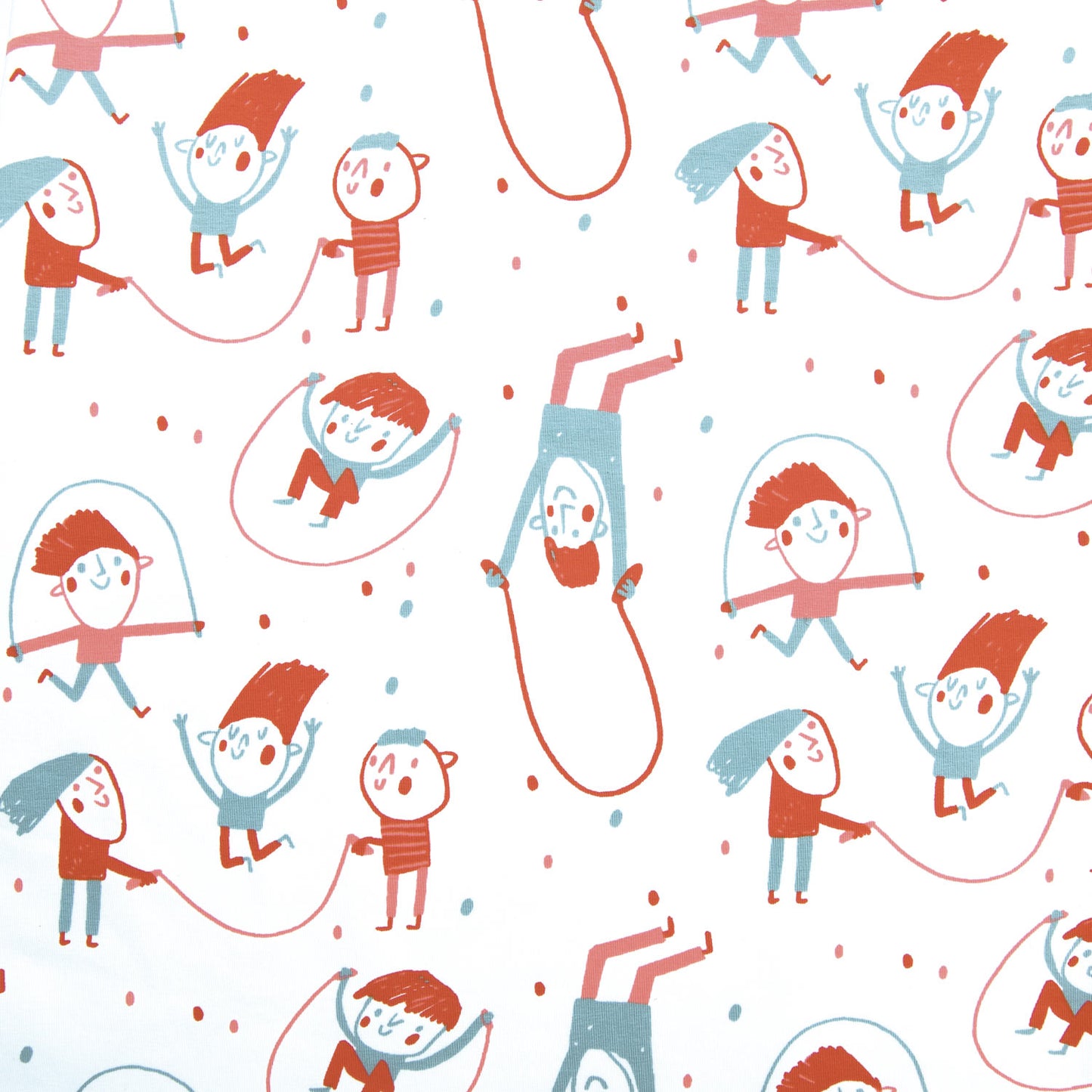 Promo Scampolo Jersey Jumping Rope 100 x 150 cm