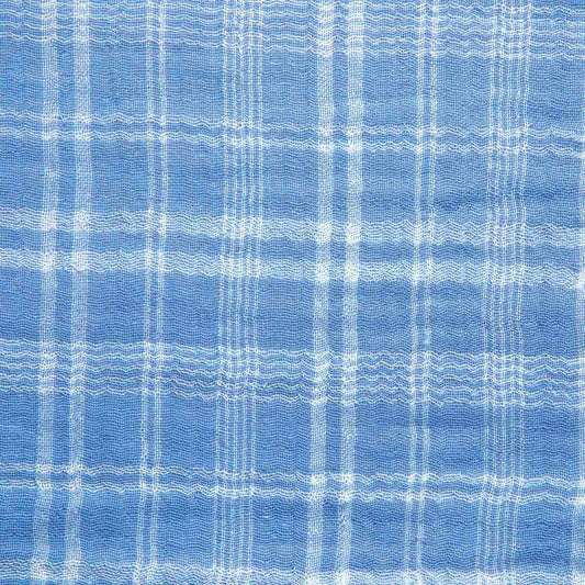 Promo Scampolo Mussola Tartan Lavander 200 x 130 cm