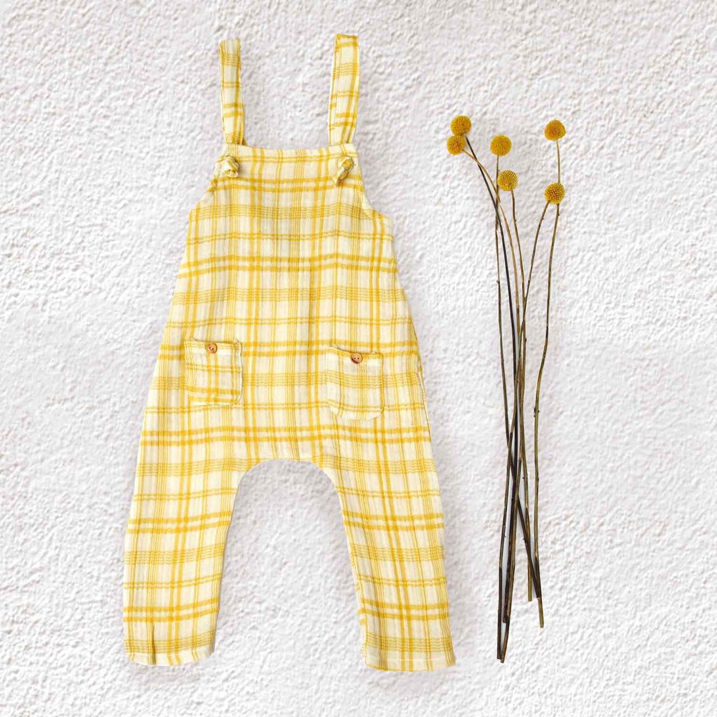 Promo Scampolo Mussola Tartan Popcorn 200 x 130 cm