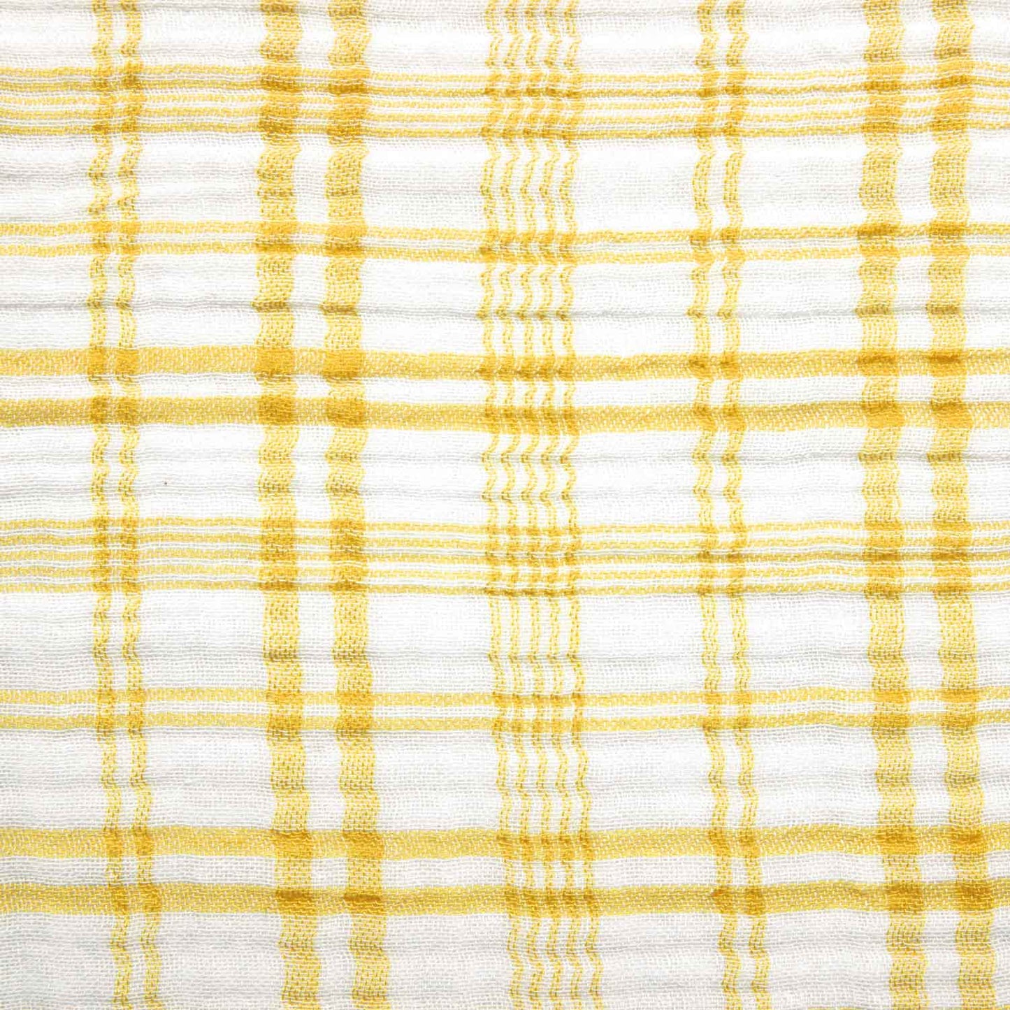 Promo Scampolo Mussola Tartan Popcorn 200 x 130 cm