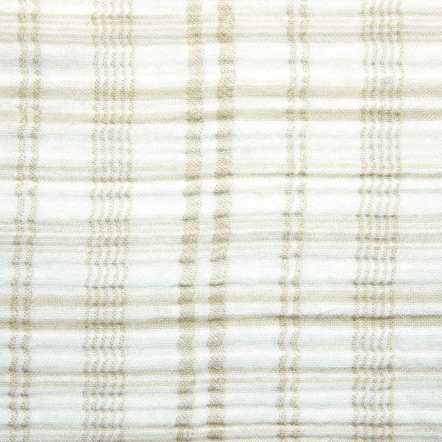 Promo Scampolo Mussola Tartan Linen 100 x 130 cm