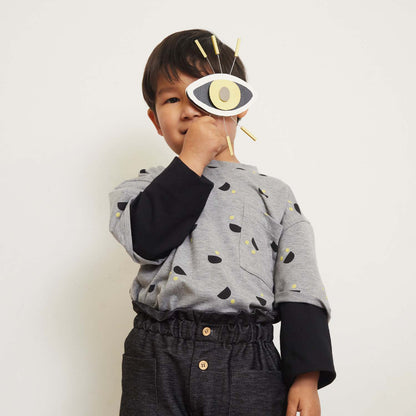 Promo Scampolo Jersey Melange Vikings Coord 200 x 150 cm