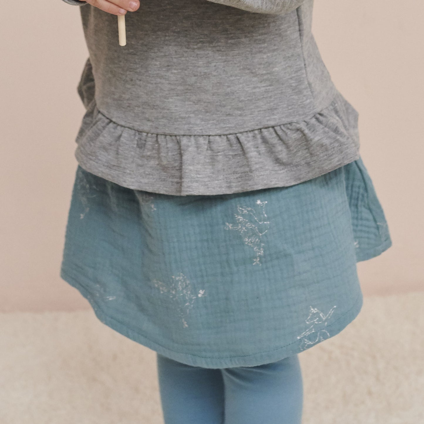 Promo Scampolo Mussola Gold Ballerinas 200 x 135 cm