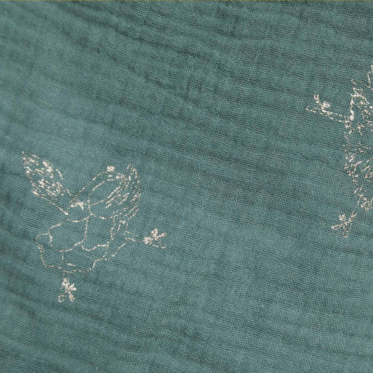 Promo Scampolo Mussola Gold Ballerinas 200 x 135 cm