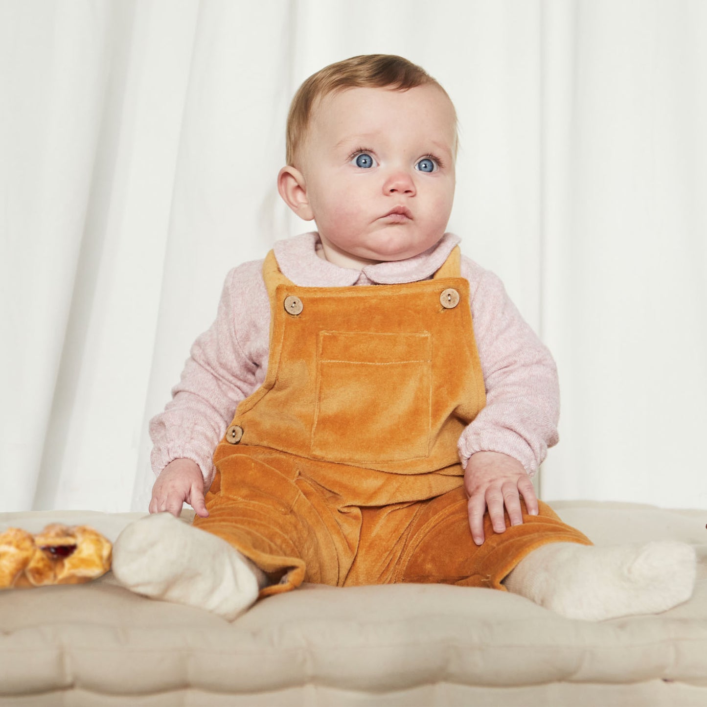 Promo Scampolo Knit Velvet Cotton Mustard 200 x 175 cm