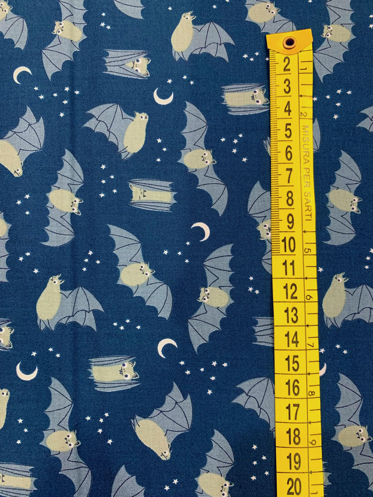 Cotone Americano Freaky Familiars Fat Bats Galaxy  - Pipistrelli Nella Notte Ottanio