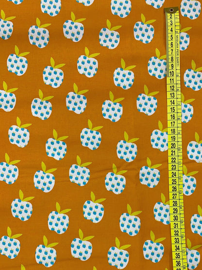 Cotone Americano Mystic Fable Caramel Retro Kitchen Apples
