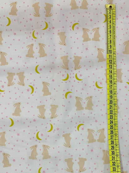 Cotone Americano Mystic Fable Natural Novelty Bunnies
