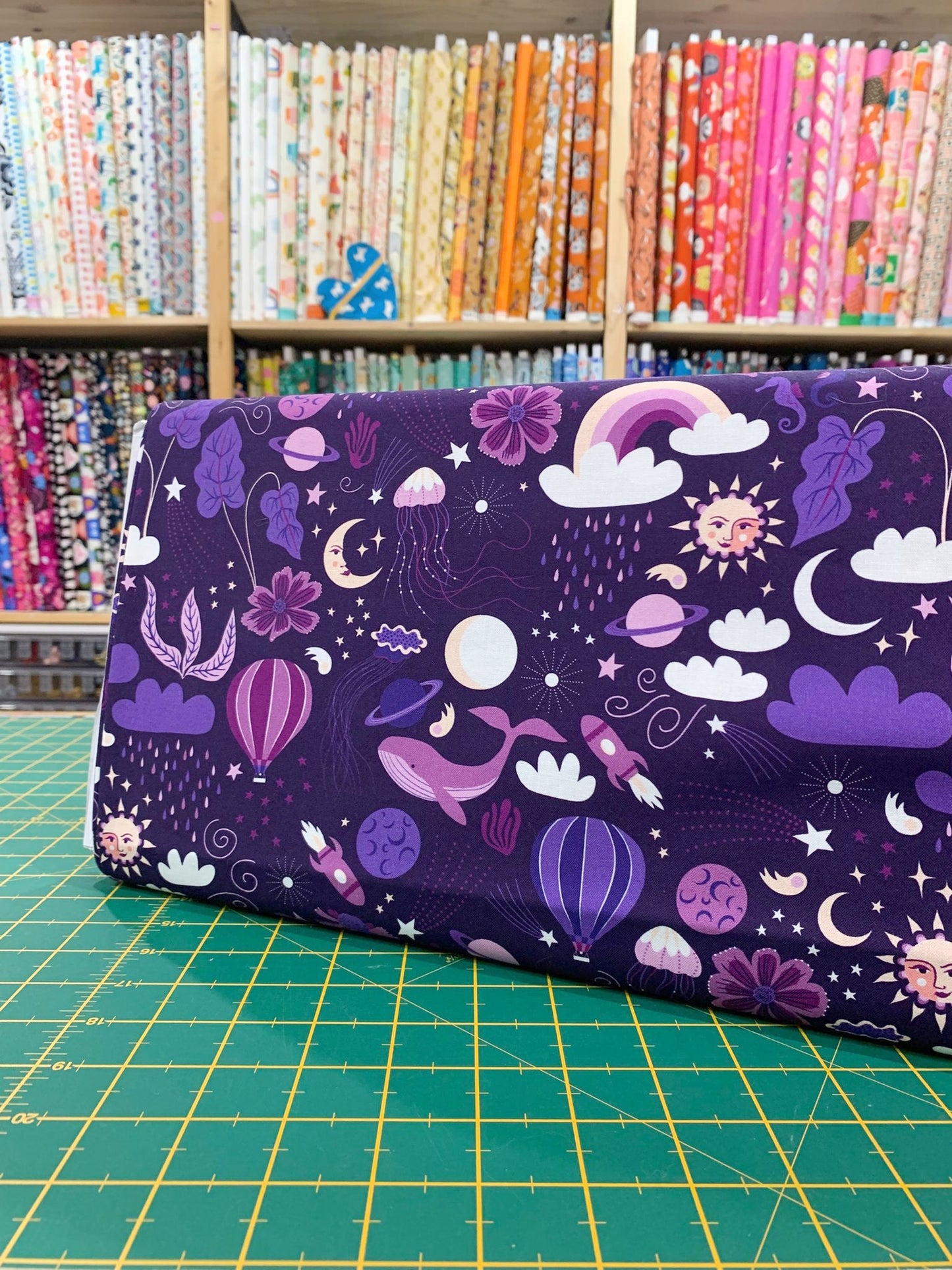 Cotone Americano Wildest Dreams Sea And Space