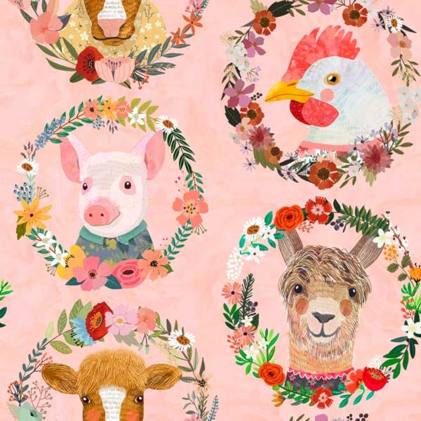 Cotone Americano Farm Friends By Mia Charro