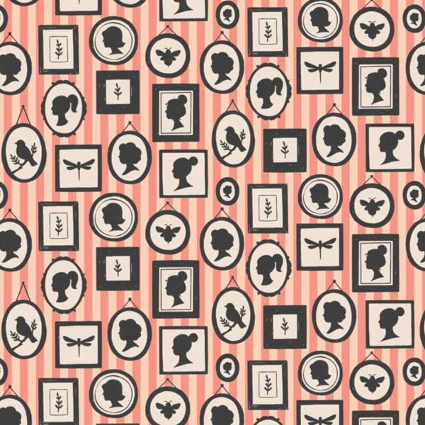 Cotone Americano Home Sweet Home Pink Portraits