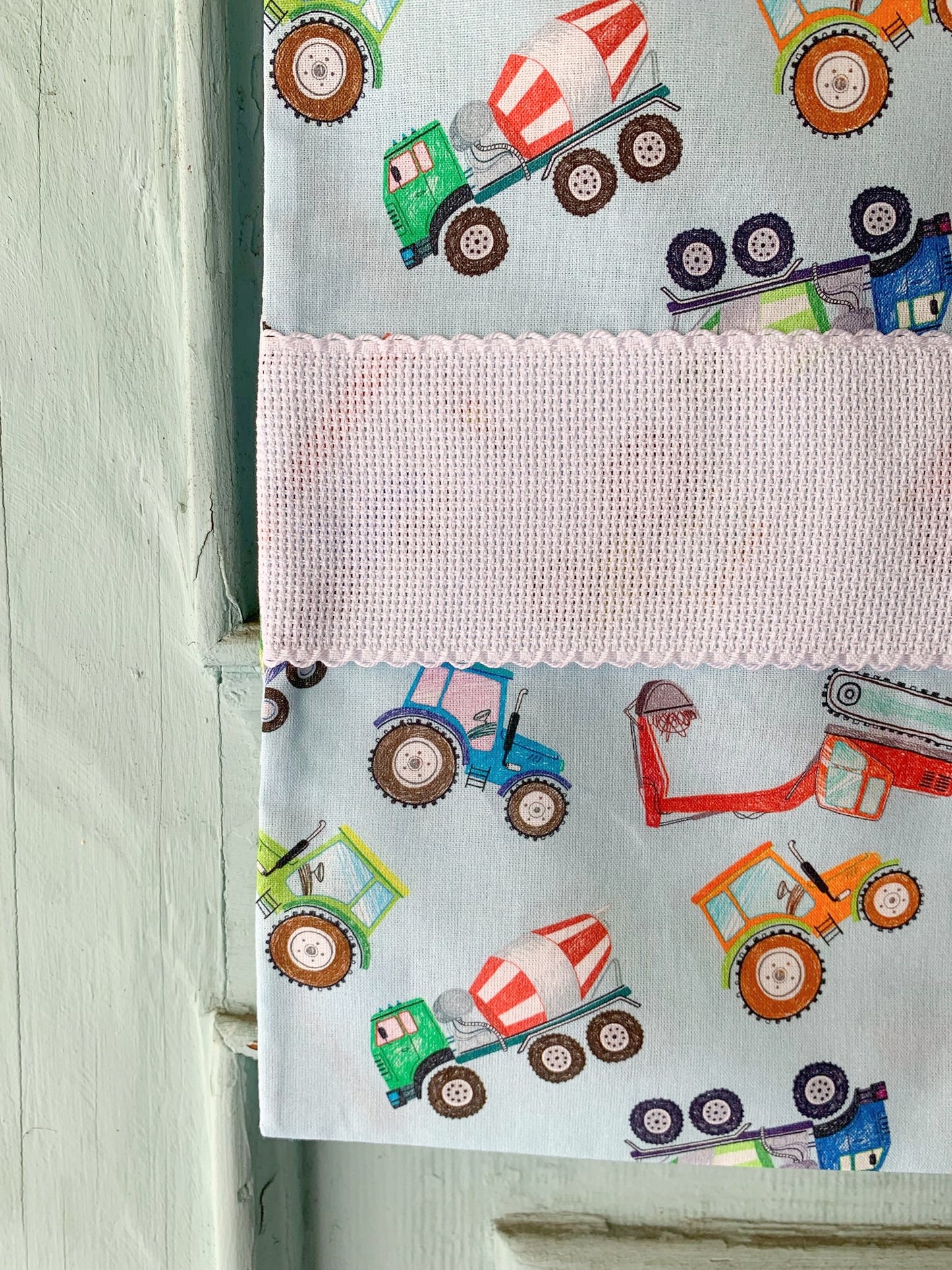 Sacchetta Ruspe & Trattori con Ricamo a Macchina Personalizzato