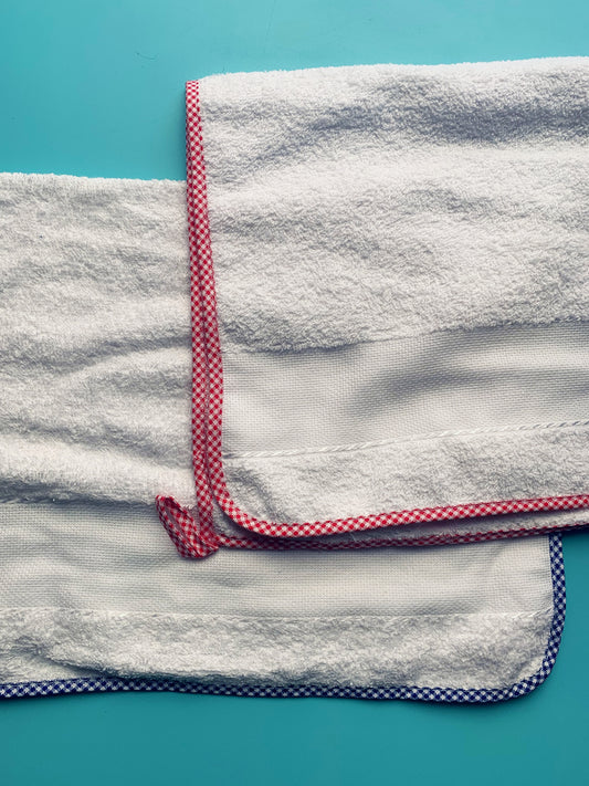 Salvietta Asilo Asilo con Ricamo a Macchina Personalizzato