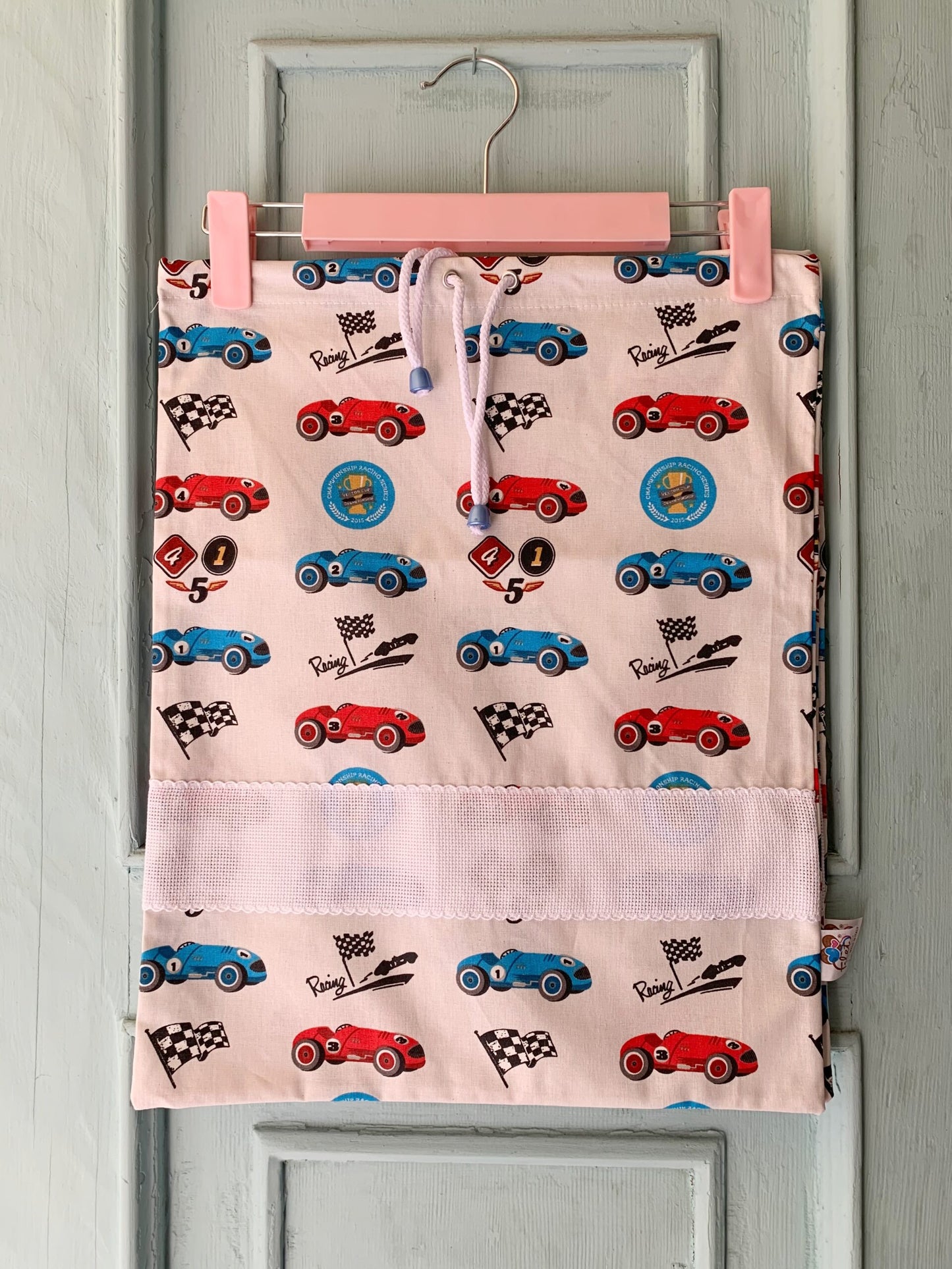 Sacchetta Racing con Ricamo a Macchina Personalizzato