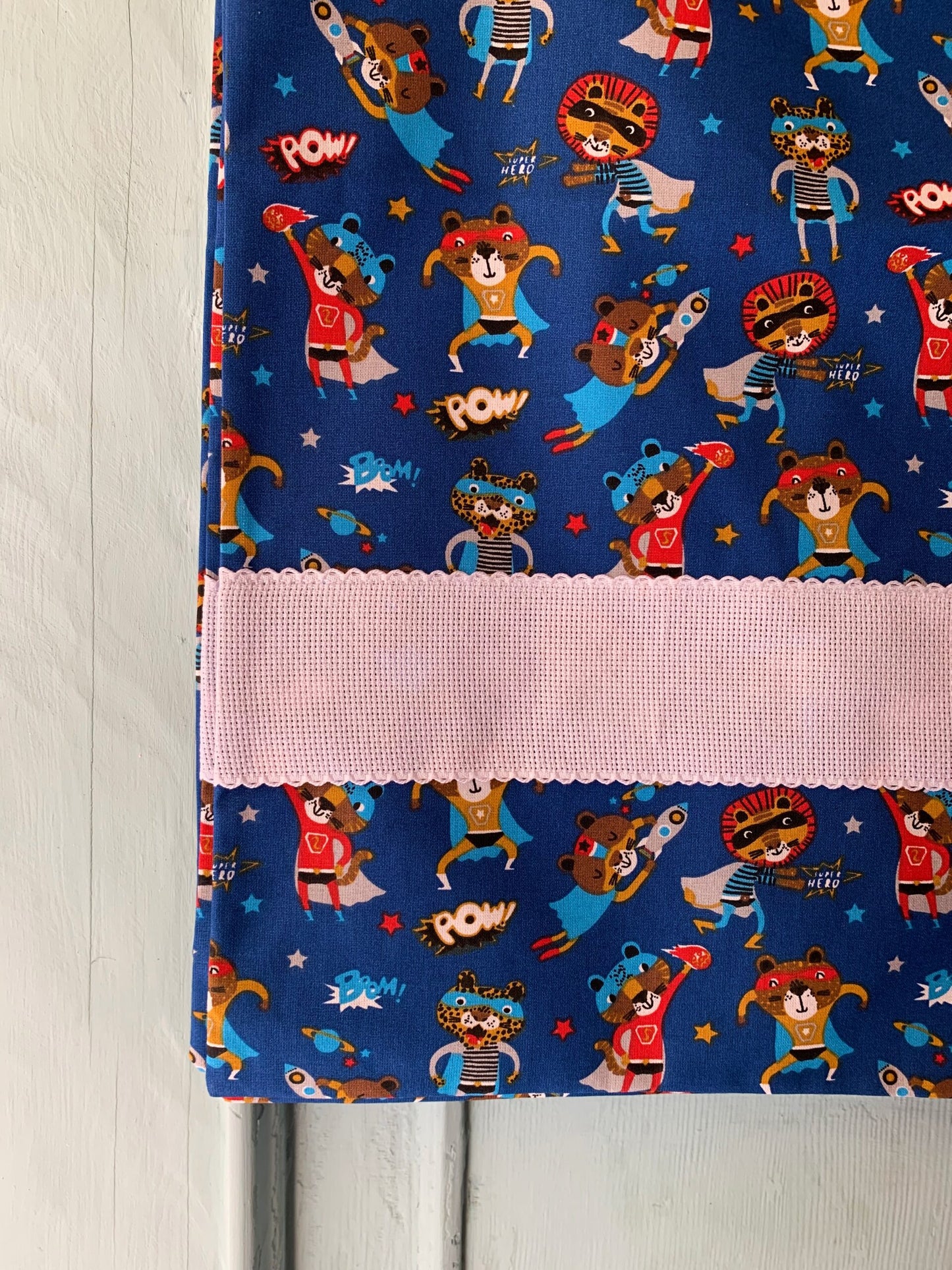 Sacchetta Supereroi con Ricamo a Macchina Personalizzato