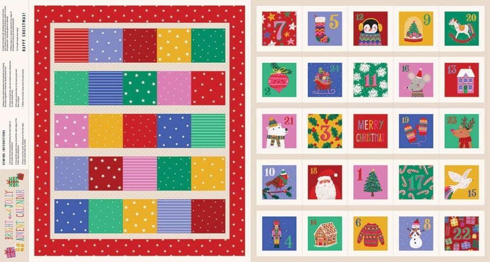 Pannello Calendario Avvento Jolly & Bright