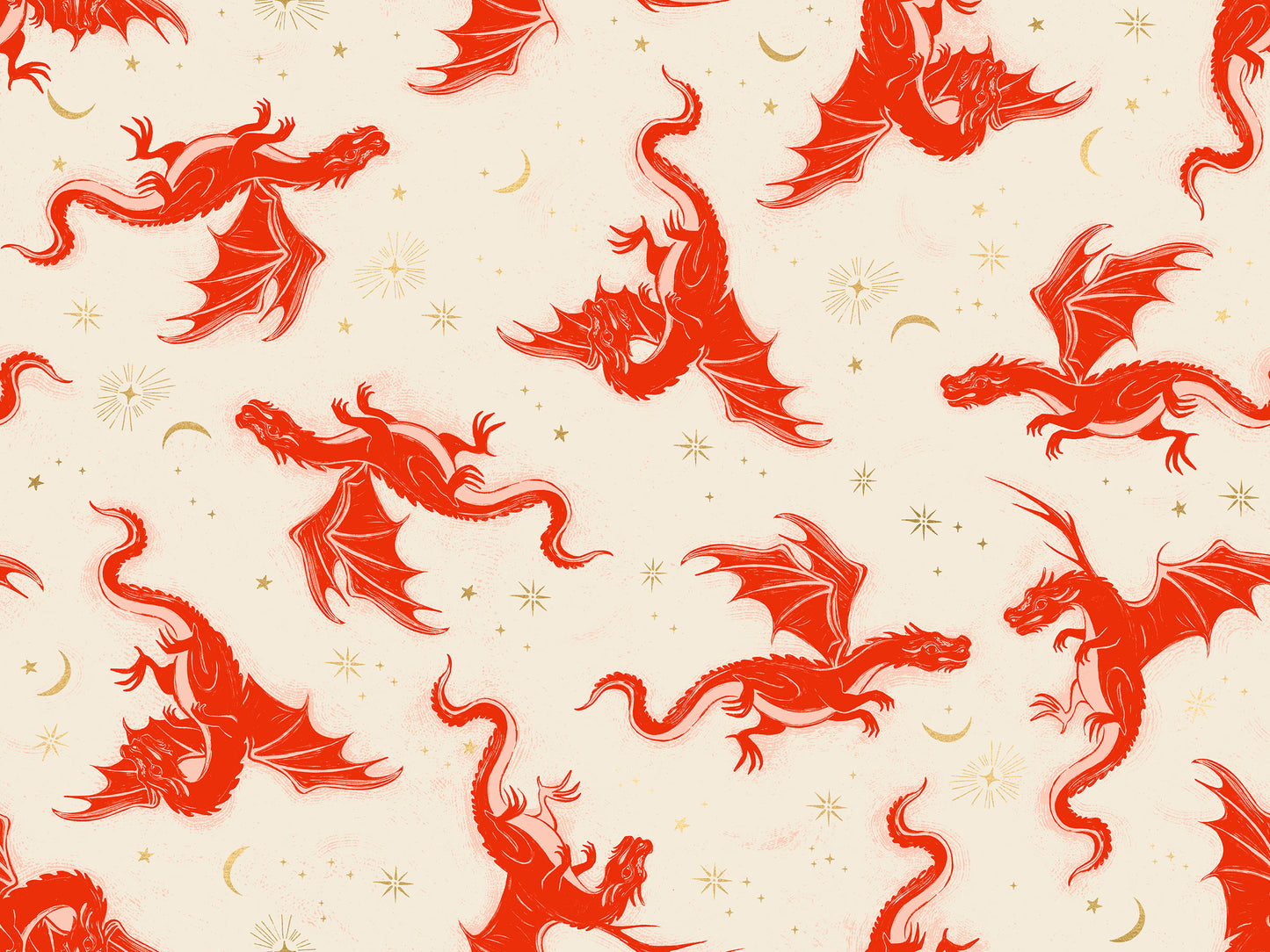 Cotone Americano Fireglow Dark Ruby Etched Dragons Metallic