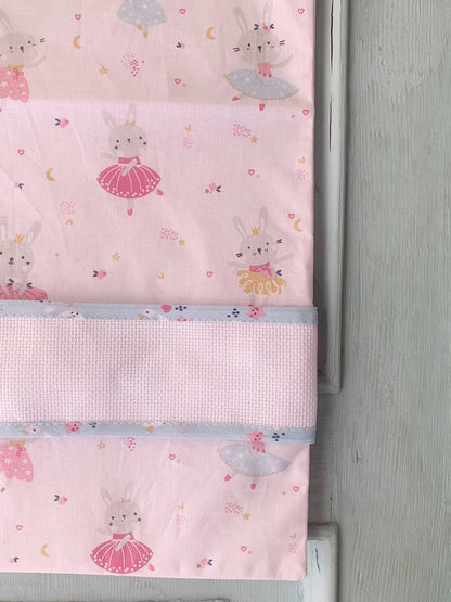 Sacchetta Coniglietta Ballerina con Ricamo a Macchina Personalizzato