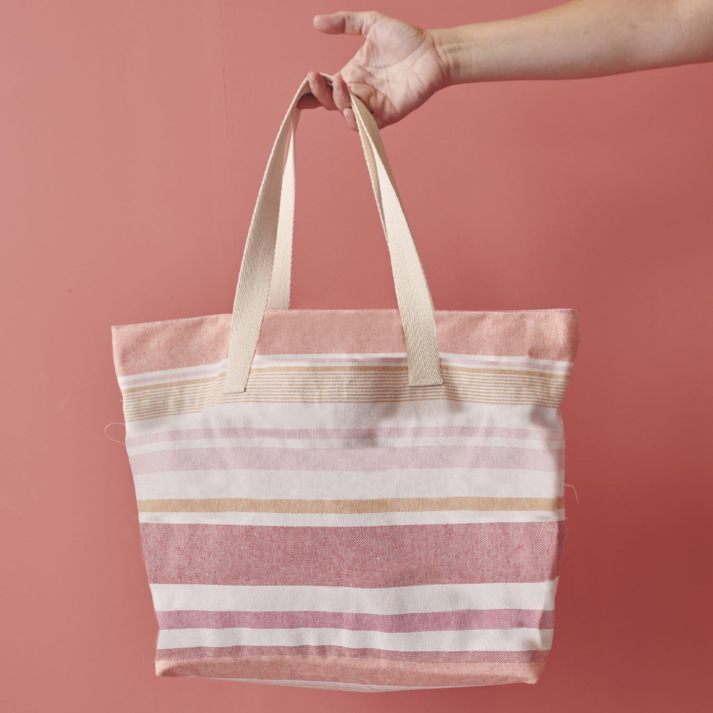 Canvas Cotone Stripes Sunshine