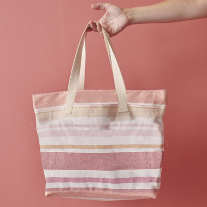 Canvas Cotone Stripes Sunshine