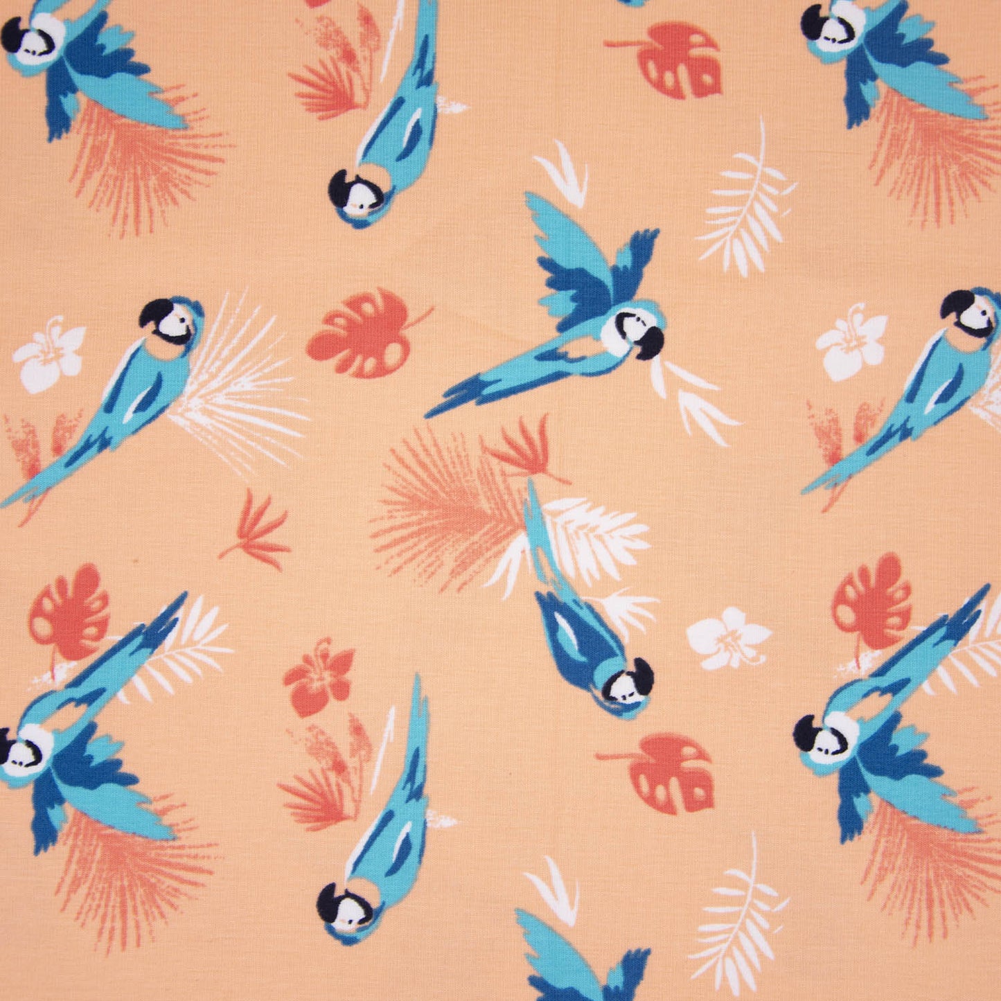 Promo Scampolo Jersey Surf Parrots 200 x 150 cm