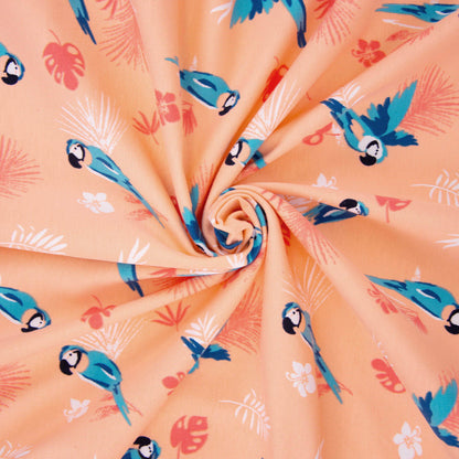 Promo Scampolo Jersey Surf Parrots 200 x 150 cm