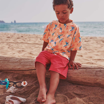 Promo Scampolo Jersey Surf Parrots 200 x 150 cm