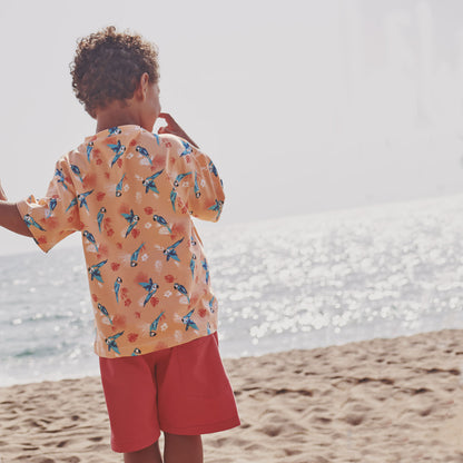 Promo Scampolo Jersey Surf Parrots 200 x 150 cm