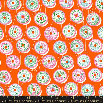 Cotone Americano Trinketry Novelty Sewing Retro Spools Goldfish