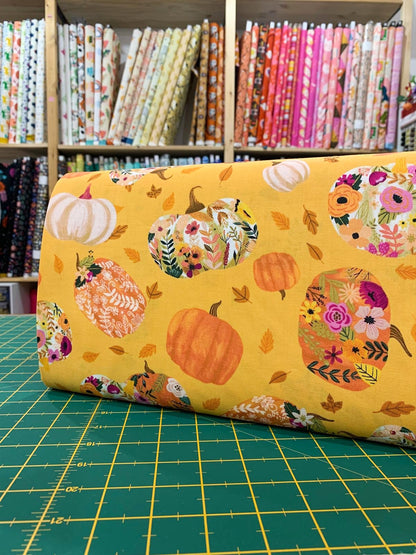 Cotone Americano Autumn Friends Pumpkin Paradise By Mia Charro