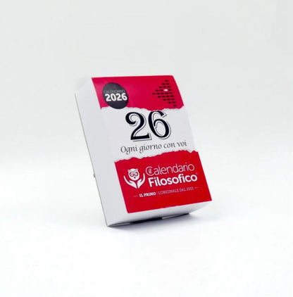 Il Calendario Filosofico 2026 - Formato A6 con supporto in cartone