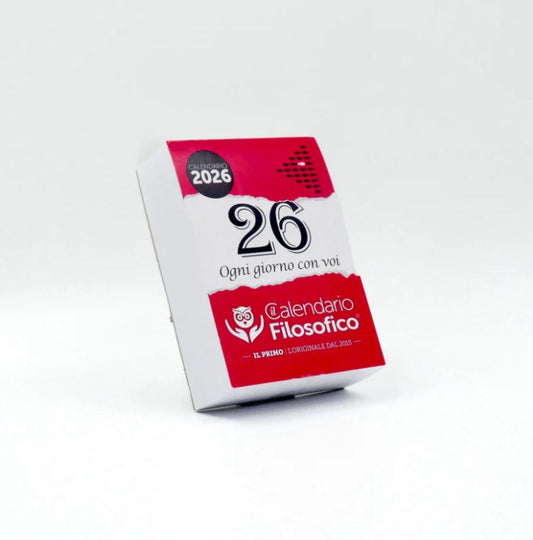 Il Calendario Filosofico 2026 - Formato A6 con supporto in cartone