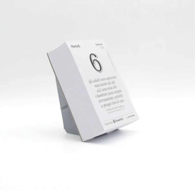 Il Calendario Filosofico 2026 - Formato A6 con supporto in cartone