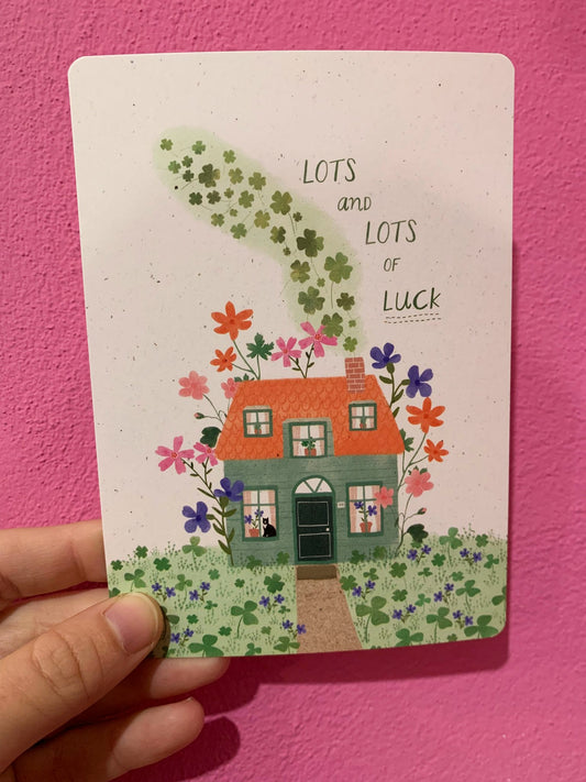 Cartolina Lots and Lots Of Luck