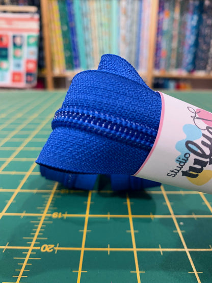 Cerniera 6 mm Blu Elettrico