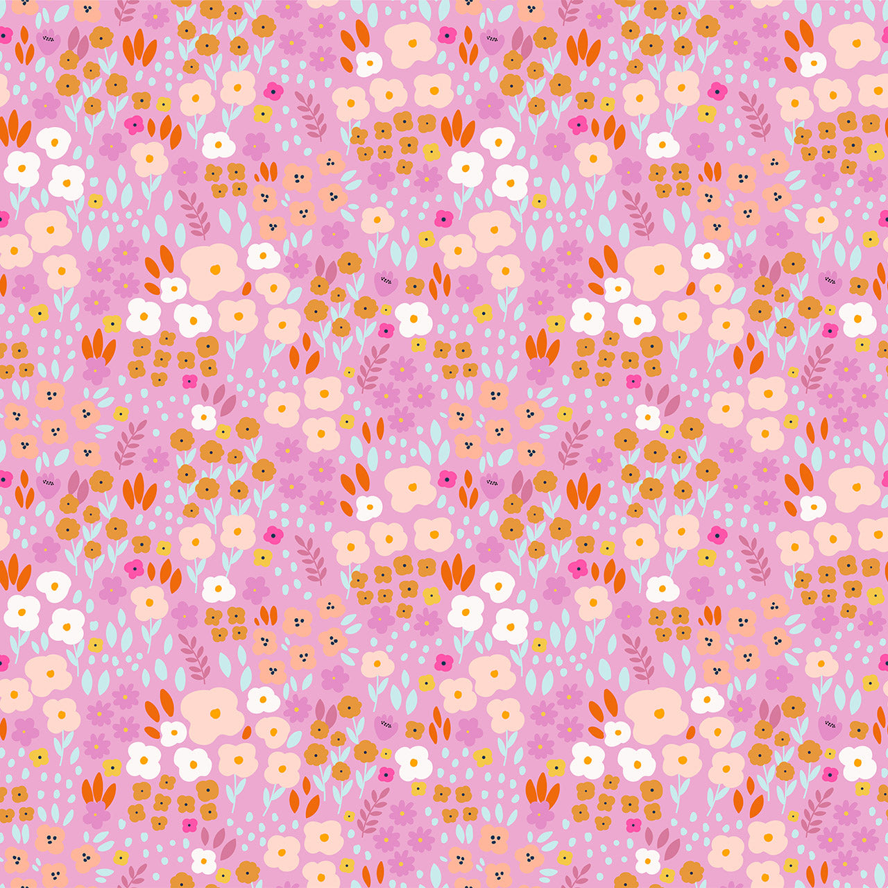 Cotone Americano Spring Meadow Pink Meadow