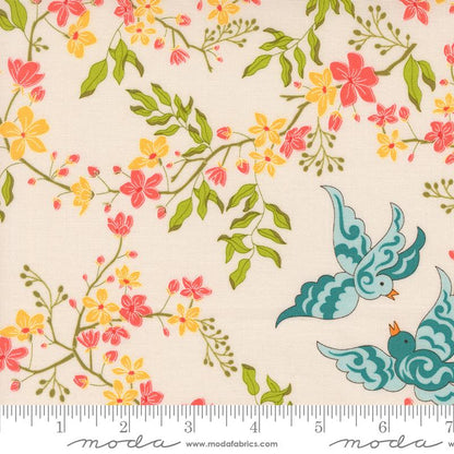 Cotone Americano Legendary Love Lovebirds & Nature