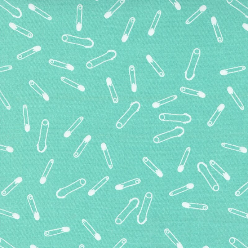 Cotone Americano Sew Wonderful Aqua Pins