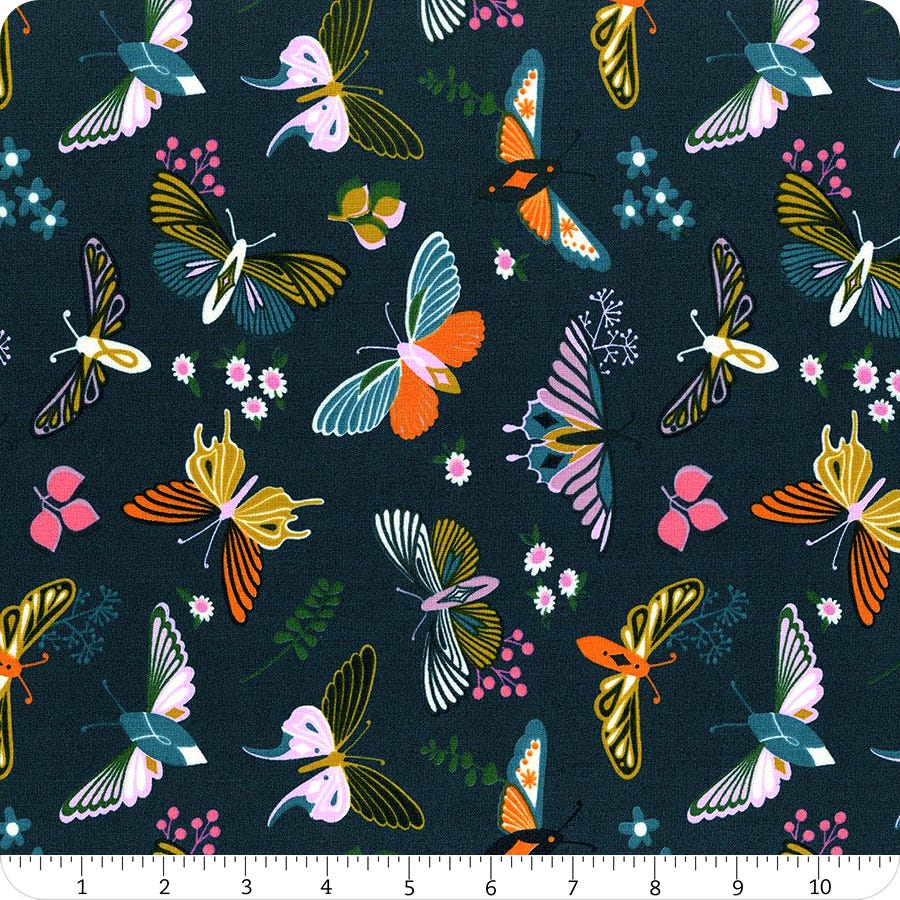 Cotone Americano Stay Gold Butterfly