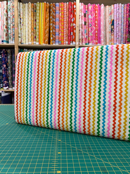 Cotone Americano 1-800-Notion Ric Rac Shell - Zig Zag Panna
