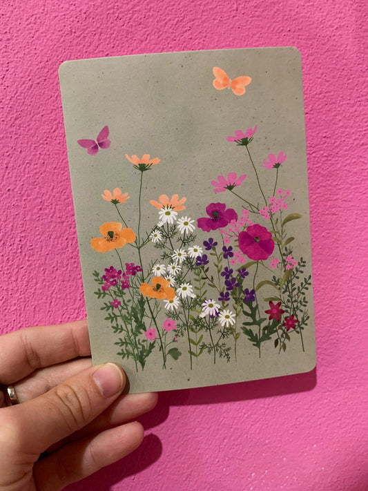 Cartolina Fiori Di Campo